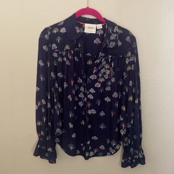 Maeve Tops - Maeve by Anthropologie Fredericka Buttondown